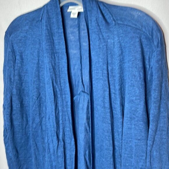 J.Jill Love Linen Open Cardigan Sweater. Size Medium. - Picture 2 of 7